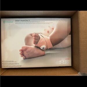 New Owlet Dream Duo Smart Baby Monitor Plus Camera Generation 2 Rose (pink)